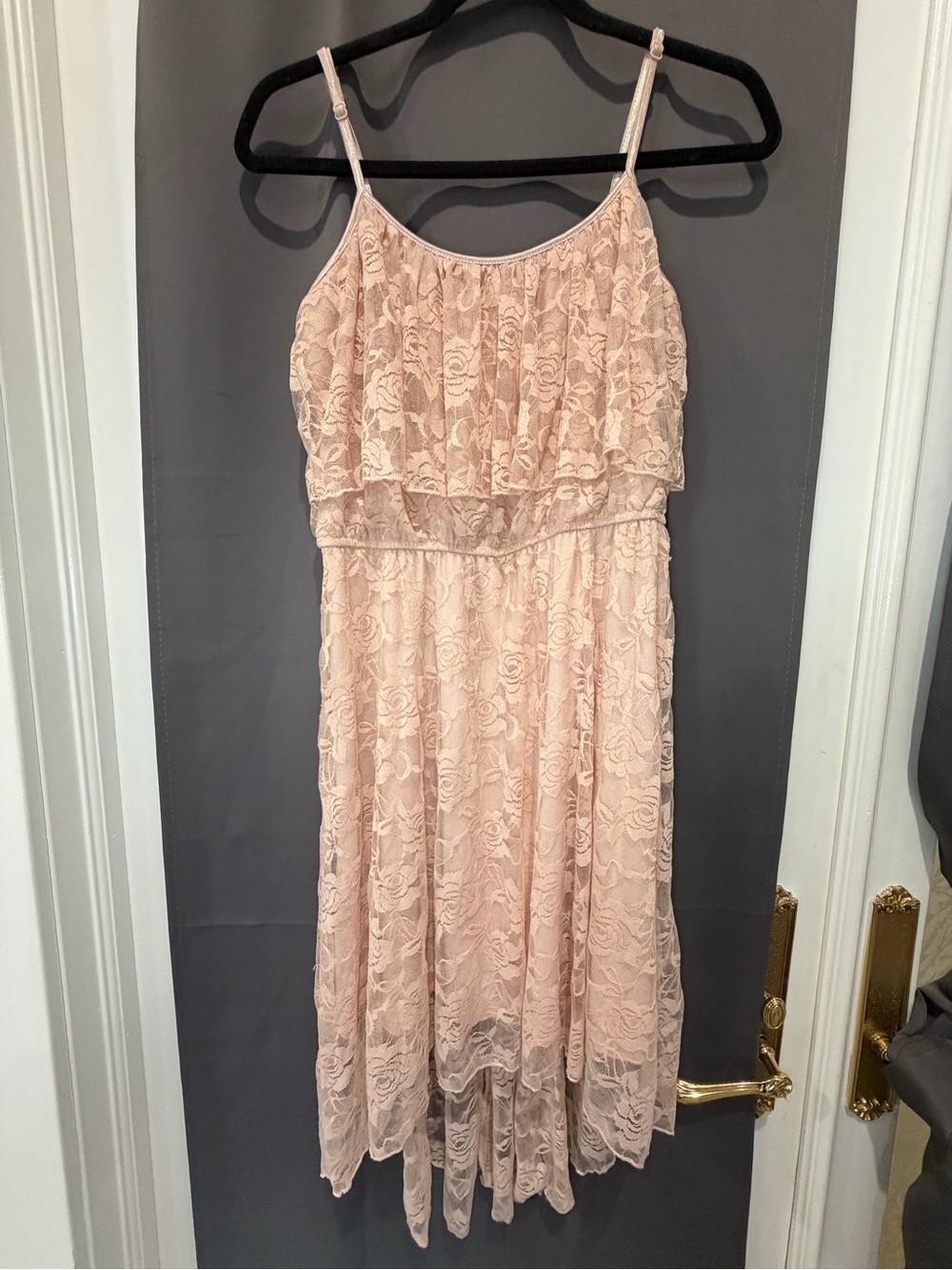 A2U Blush Pink Lace Dress — Size XL — New With Tags